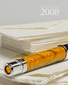그라폰 파버카스텔 올해의 펜 Pen of the Year 2008 인디안 사틴우드 한정판 만년필 Indian Satin Wood