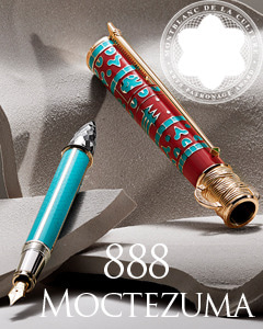몽블랑 문화예술 후원자 만년필 오마주 투 몬테수마 I 리미티드 에디션 888 (125468)