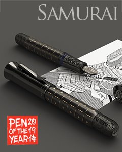 그라폰 파버카스텔 올해의 펜 Pen of the Year 2019 사무라이 블랙 에디션 만년필 한정판
