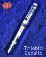 오로라 트릴로비티 콜렉션 코발토 만년필 한정판(888-BT) Trilobiti Cobalto