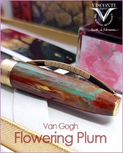 [스페셜 에디션] 비스콘티 반고흐 임프레셔니스트 꽃이핀 자두나무 만년필 병잉크 세트 Visconti Van Gogh Impressionist Flowering Plum Orchard Fountain Pen Gift Set